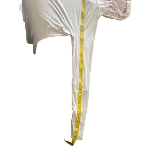 Athleta Womens Light Pink Raglan Sleeve Cowl Neck Tunic Hoodie Size Medium - Picture 9 of 16